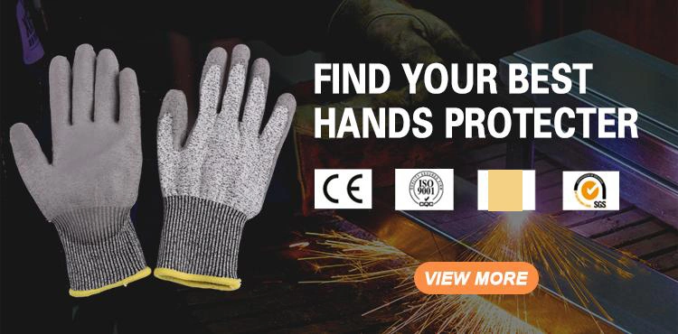 Striped PU Coated Anti-Static ESD Electronic Factory Operating Gloves