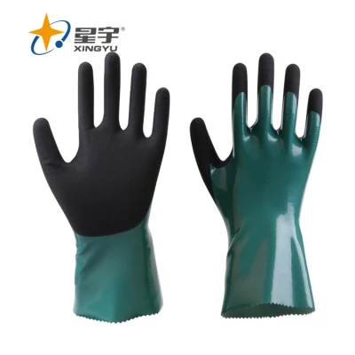 Химически стойкие перчатки Xingyu нейлоновые нитриловые резиновые перчатки промышленность